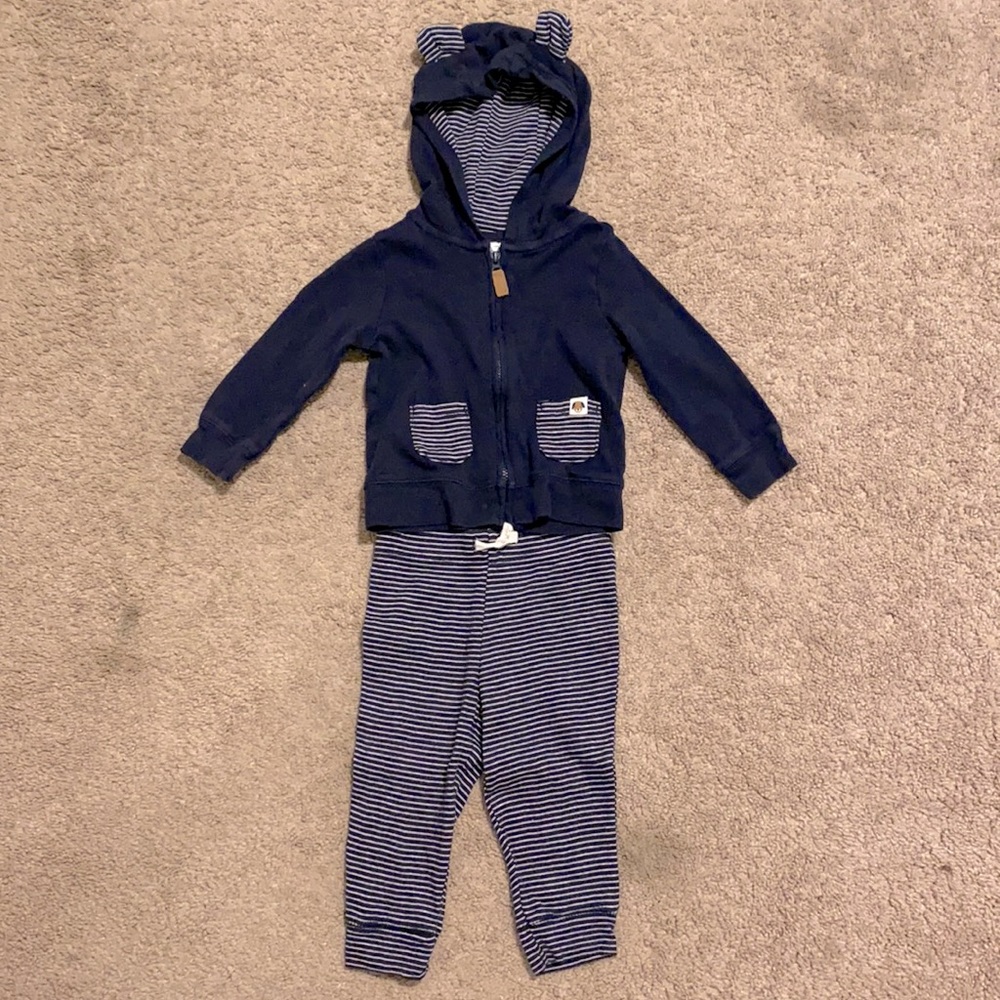 Carter’s puppy hooded jacket & pants set